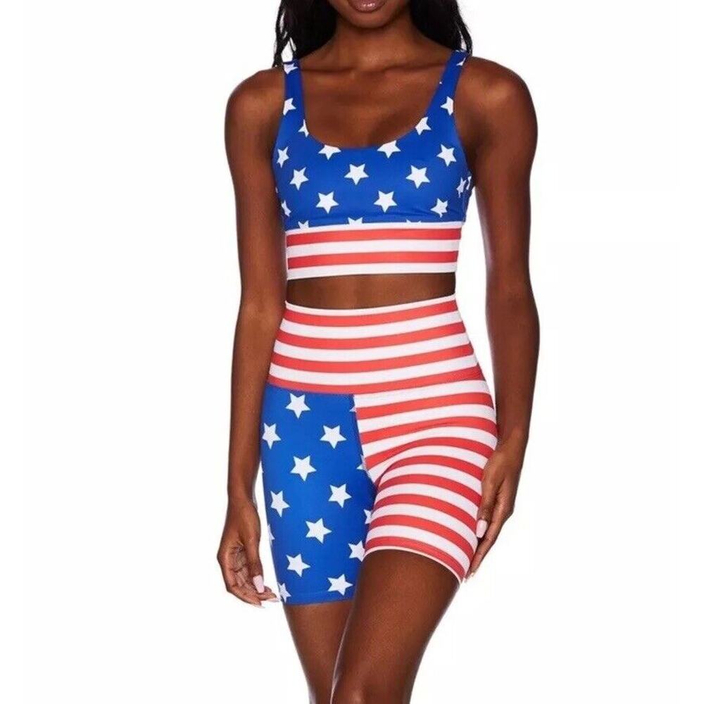 Beach Riot Bike *Shorts only* Stars Stripes Flag 4th of July Size Small - Picture 13 of 16